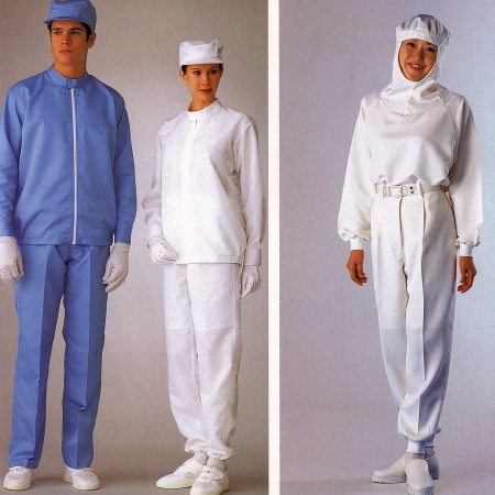 實(shí)驗(yàn)室防靜電連體服、防靜電工作服-FJD018
