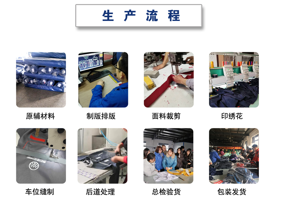 蘇州建筑施工長袖工作服生產(chǎn)流程
