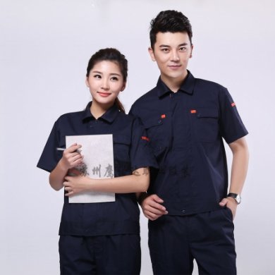 短袖工作服套裝，短袖工作服